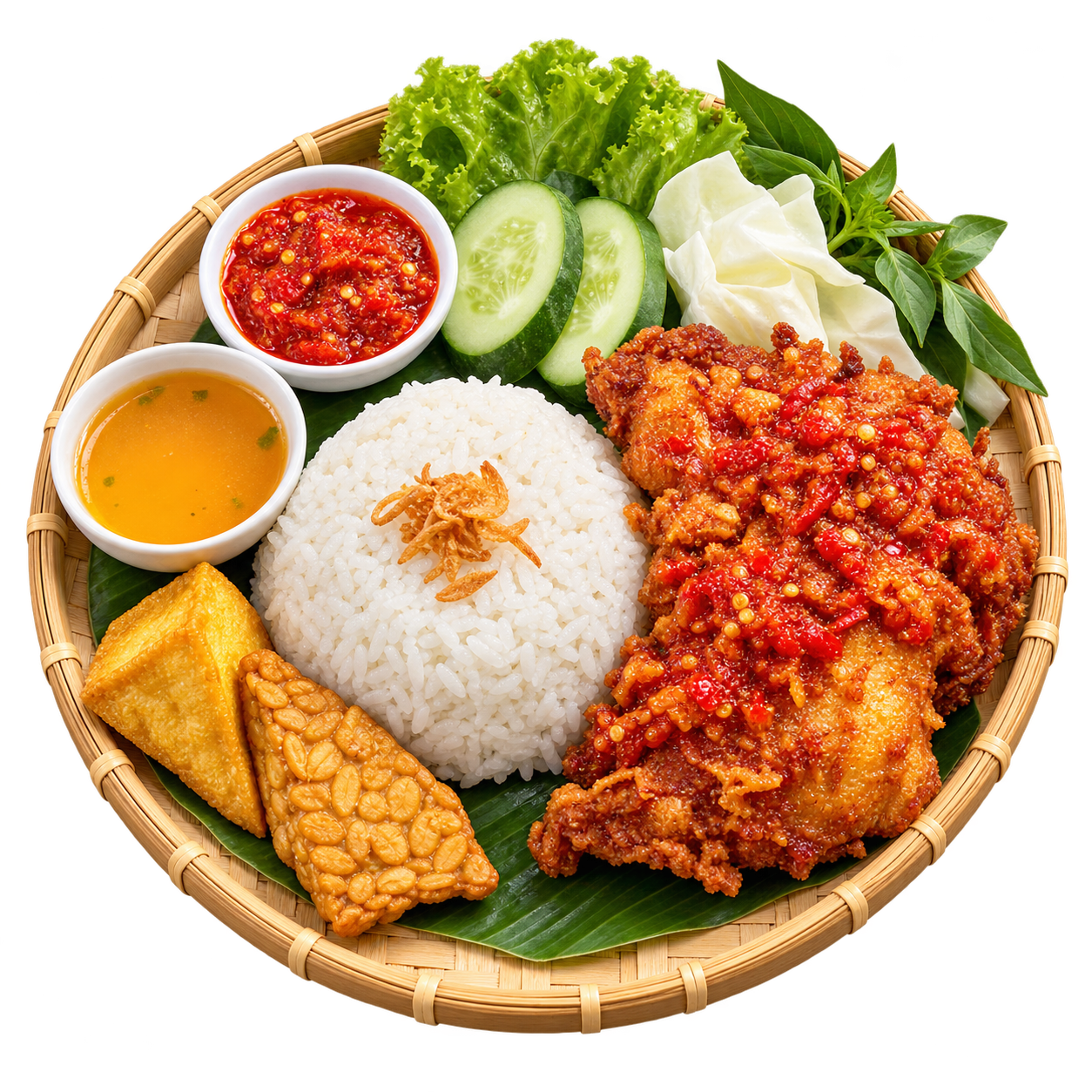Set Nasi Ayam Gepuk