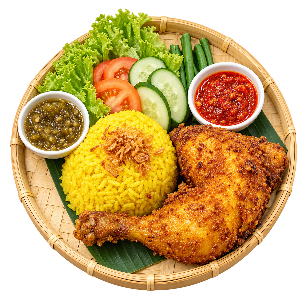 Set Nasi Khomok Ayam Berempah